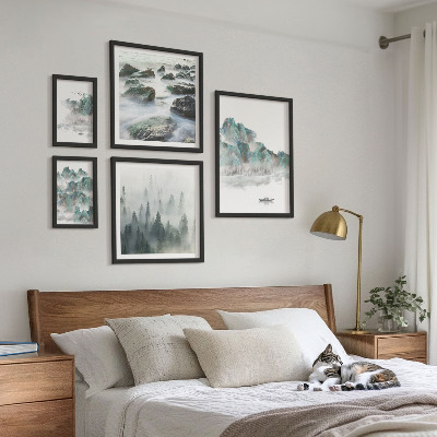 Bildergalerie-set für die wand Friedliche Landschaften mit Wasser