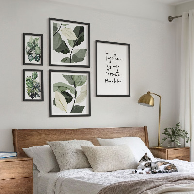 Bilderset fürs sofa Moderne Pflanzeninspirationen
