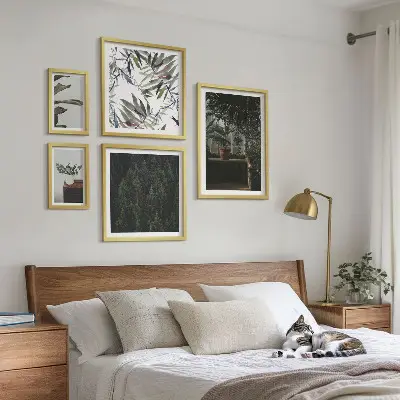 Bildergalerie-Set für die Wand mit Motiven grüner Oasen