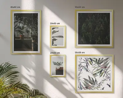 Bildergalerie-Set für die Wand mit Motiven grüner Oasen