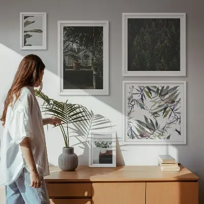 Bildergalerie-Set für die Wand mit Motiven grüner Oasen