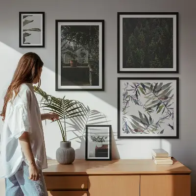 Bildergalerie-Set für die Wand mit Motiven grüner Oasen