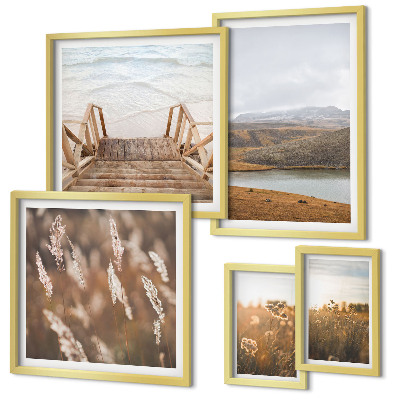 Bildergalerie-set für die wand Naturlandschaften des Seefeldes