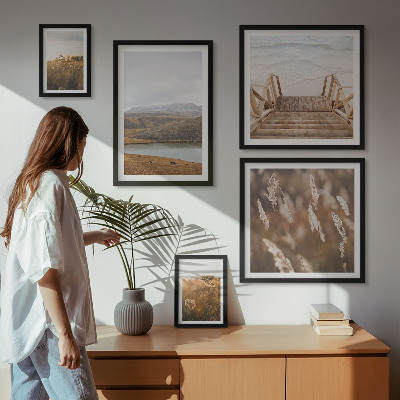 Bildergalerie-set für die wand Naturlandschaften des Seefeldes