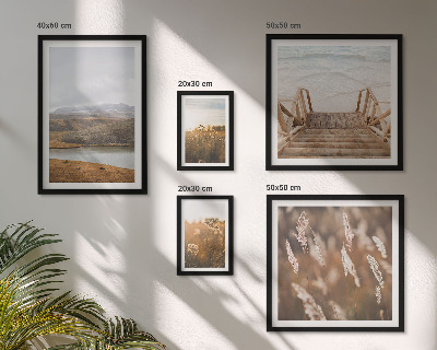 Bildergalerie-set für die wand Naturlandschaften des Seefeldes