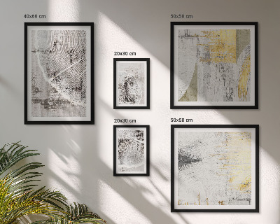 Modernes wandbilder-set Abstrakte neutrale Muster