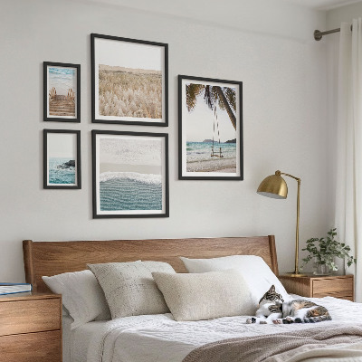 Modernes wandbilder-set Entspannender Meerblick