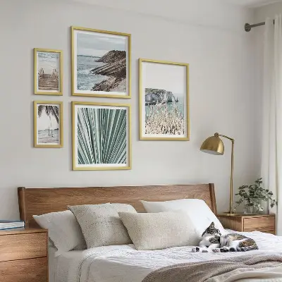Bilderset fürs Sofa mit Tropenstrand-Motiven