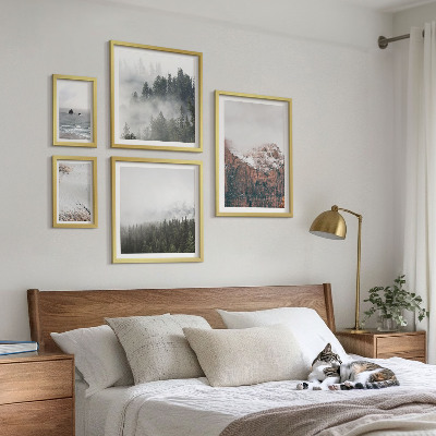 Bildergalerie-set für die wand Landschaften, Berge, Wälder, Wolken