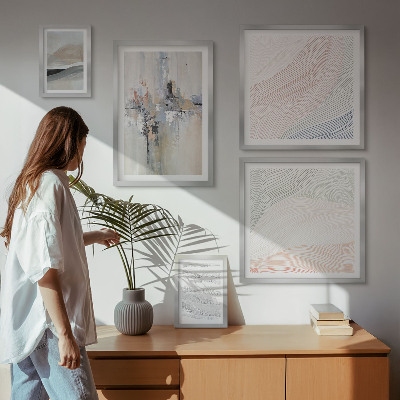 Bildergalerie-set für die wand Abstrakte Kompositionen Schattierungen