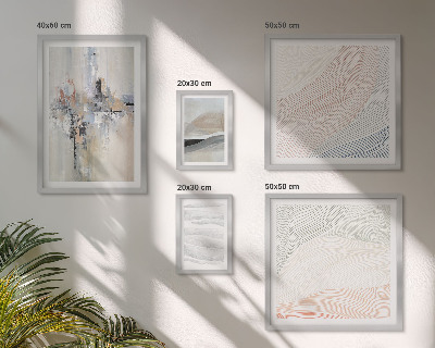 Bildergalerie-set für die wand Abstrakte Kompositionen Schattierungen