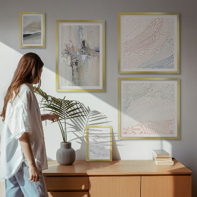 Bildergalerie-set für die wand Abstrakte Kompositionen Schattierungen