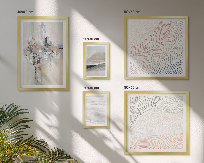 Bildergalerie-set für die wand Abstrakte Kompositionen Schattierungen