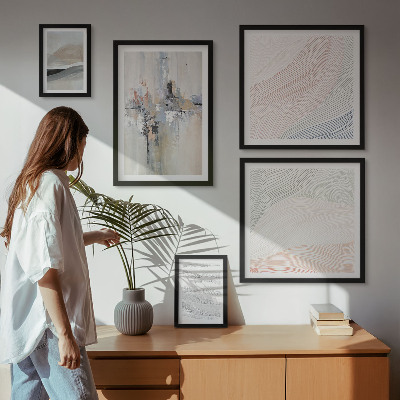 Bildergalerie-set für die wand Abstrakte Kompositionen Schattierungen