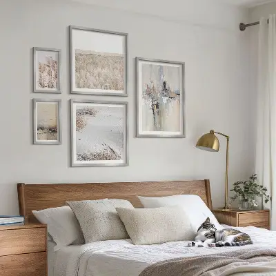 Bildergalerie-Set für die Wand stilvolle Naturmotive im minimalistischen Design