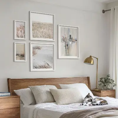 Bildergalerie-Set für die Wand stilvolle Naturmotive im minimalistischen Design