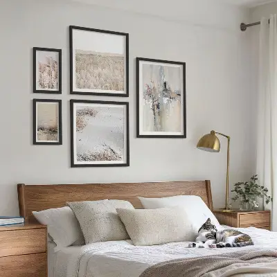 Bildergalerie-Set für die Wand stilvolle Naturmotive im minimalistischen Design