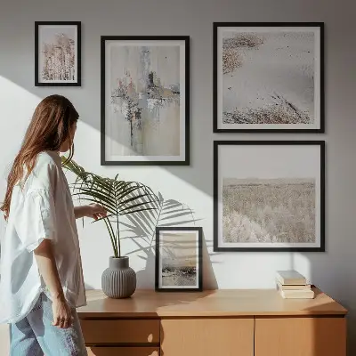 Bildergalerie-Set für die Wand stilvolle Naturmotive im minimalistischen Design