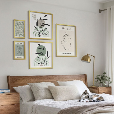 Bildergalerie-set für die wand Stilvolle Pflanzengrafiken