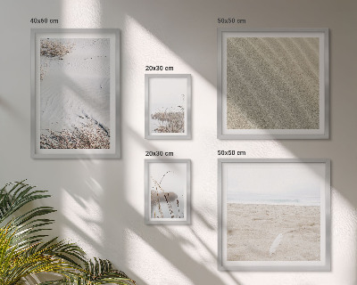 Modernes wandbilder-set Minimalistische Strandmotive