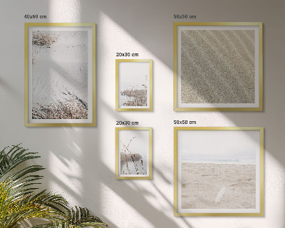 Modernes wandbilder-set Minimalistische Strandmotive