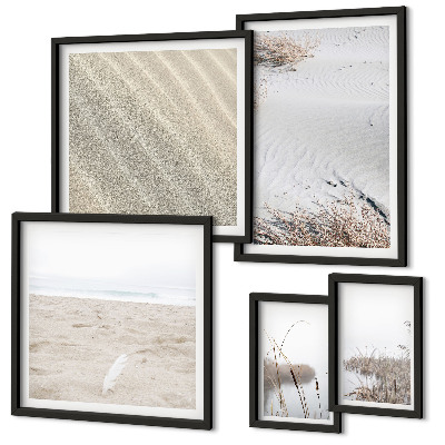 Modernes wandbilder-set Minimalistische Strandmotive