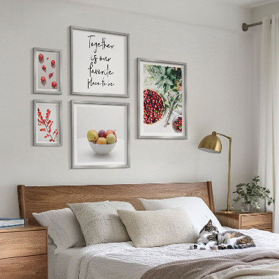 Bildergalerie-set für die wand Frucht- und Pflanzenzusammensetzungen