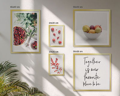 Bildergalerie-set für die wand Frucht- und Pflanzenzusammensetzungen