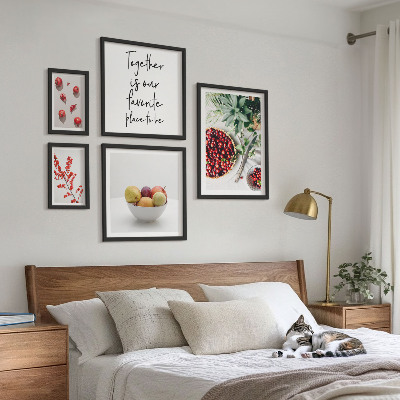 Bildergalerie-set für die wand Frucht- und Pflanzenzusammensetzungen