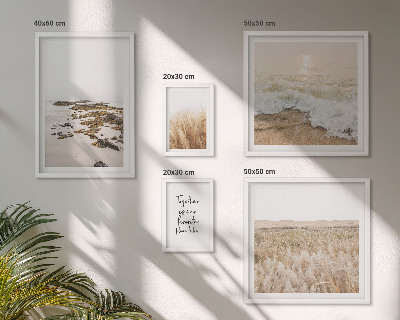 Bilderset fürs sofa Naturschönheiten – Strandlandschaften