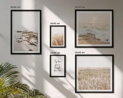 Bilderset fürs Sofa mit Strandlandschaften aus der Serie Naturschönheiten