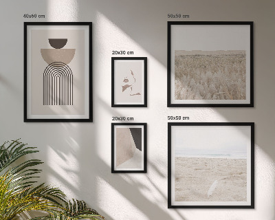Bildergalerie-set für die wand Stilvolle abstrakte Landschaften