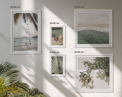 Bildergalerie-set für die wand Tropische Strände und Natur im Einklang