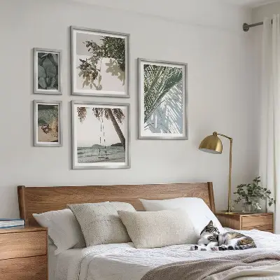 Bilderset fürs Sofa mit tropischen Entspannungspflanzen