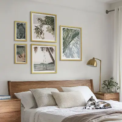 Bilderset fürs Sofa mit tropischen Entspannungspflanzen