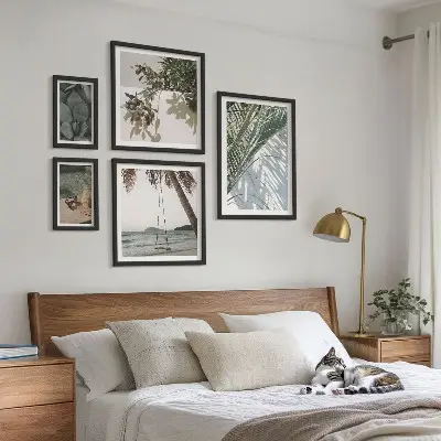 Bilderset fürs Sofa mit tropischen Entspannungspflanzen