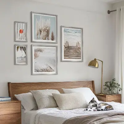 Bildergalerie-Set für die Wand mit Strandblick und Naturmotiven