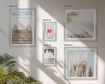 Bildergalerie-Set für die Wand mit Strandblick und Naturmotiven