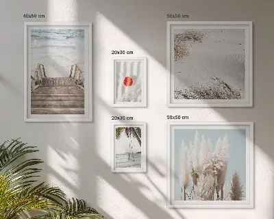 Bildergalerie-Set für die Wand mit Strandblick und Naturmotiven