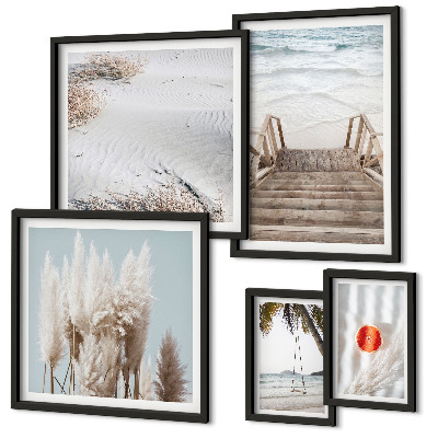 Bildergalerie-set für die wand Strandblick und Natur