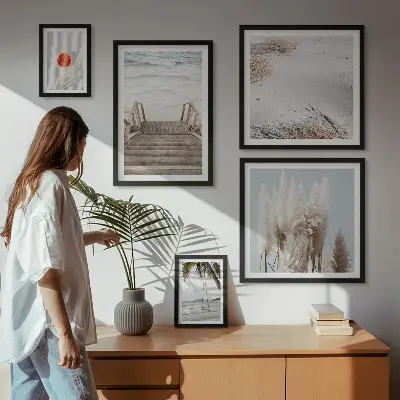 Bildergalerie-Set für die Wand mit Strandblick und Naturmotiven