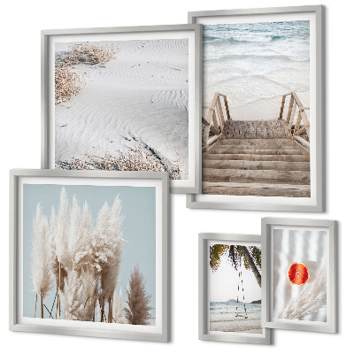 Bildergalerie-set für die wand Strandblick und Natur