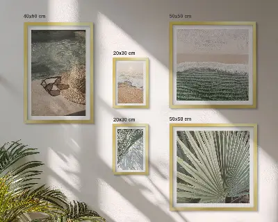 Bilderset fürs Sofa stilvolle Urlaubsmotive mit Wasser