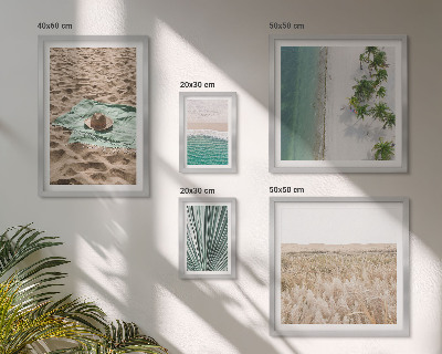 Bildergalerie-set für die wand Tropischer Strandblick