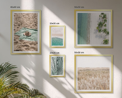 Bildergalerie-set für die wand Tropischer Strandblick