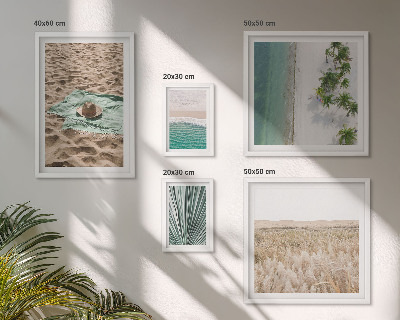 Bildergalerie-set für die wand Tropischer Strandblick