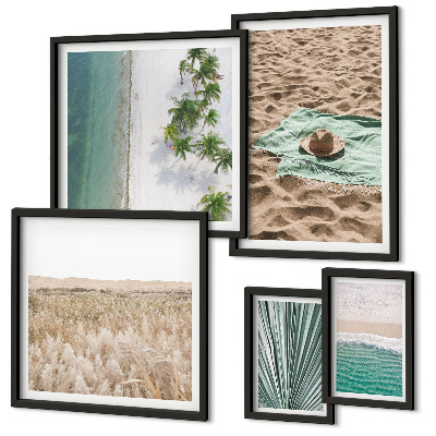 Bildergalerie-set für die wand Tropischer Strandblick