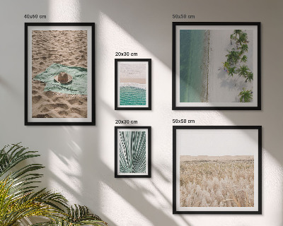 Bildergalerie-set für die wand Tropischer Strandblick