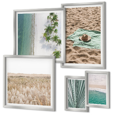 Bildergalerie-set für die wand Tropischer Strandblick