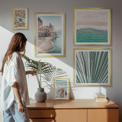 Modernes wandbilder-set Stilvolle Meerblicke